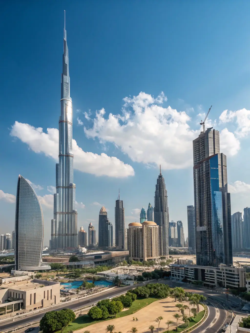 A diverse portfolio of luxury properties in Dubai, including apartments, villas, and commercial spaces, representing a wide range of investment opportunities.